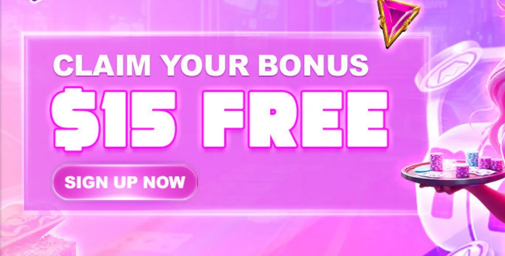 Playmeth $15 free sign-up bonus banner